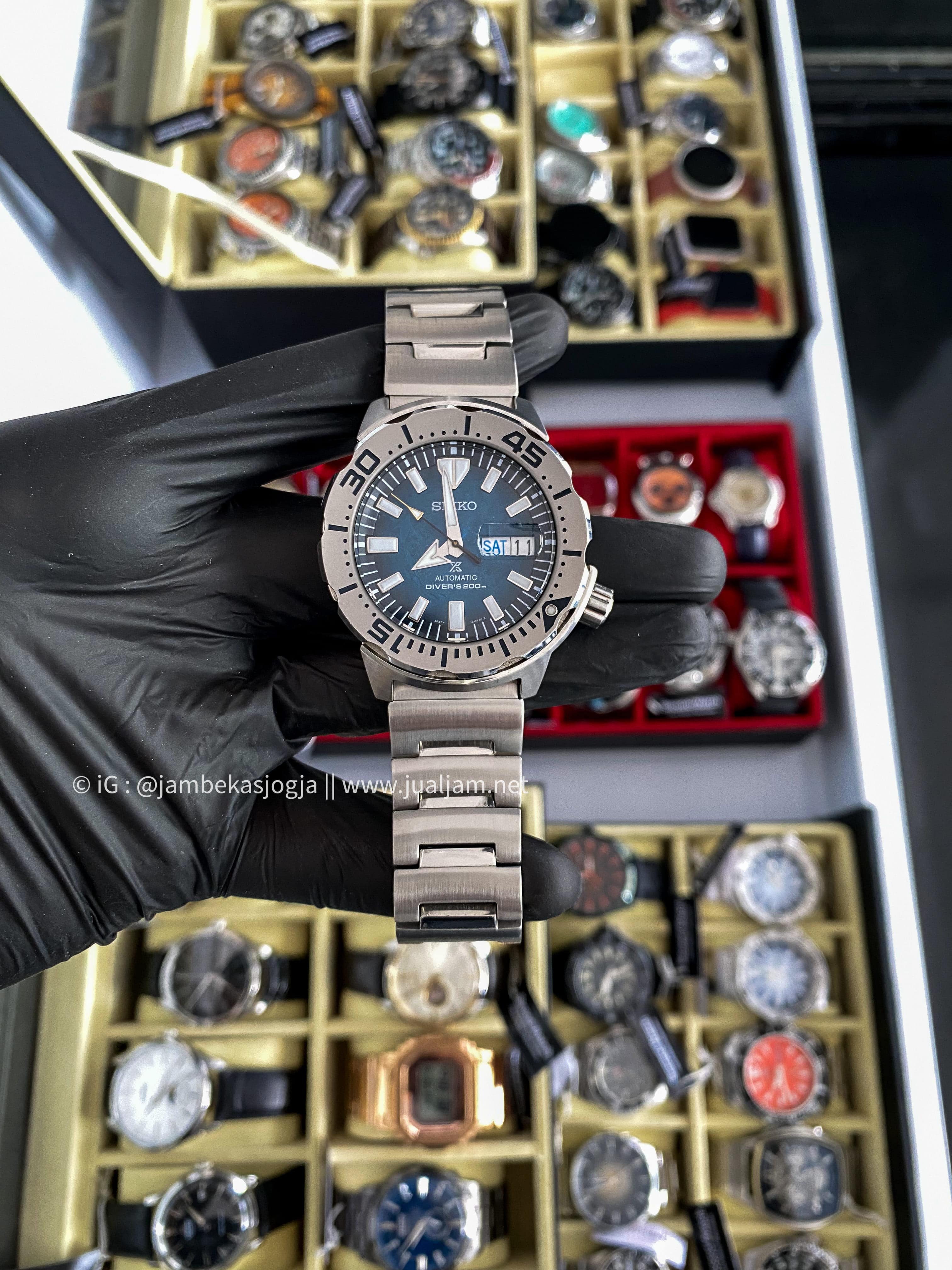 Seiko Prospex SRPH75K1 Monster Save The Ocean Automatic Divers 200M Stainless Steel SPECIAL EDITION